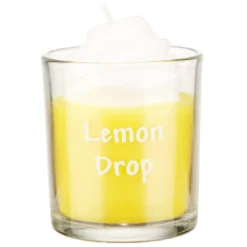 Bougie gourmande Lemon drop jaune