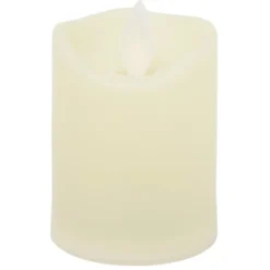 Bougie LED flamme vascillante Ø5,2xH6cm