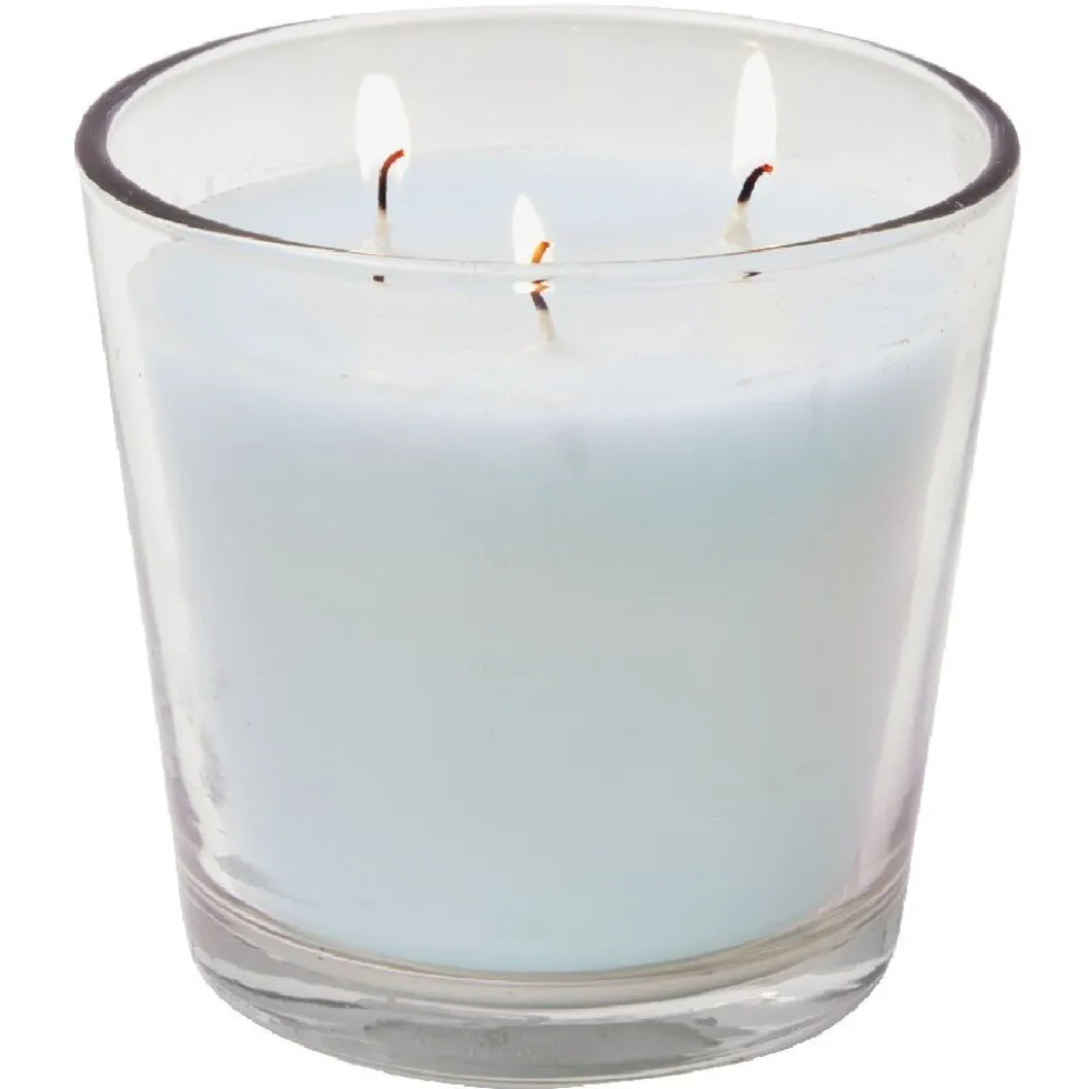 Bougie 3 mèches citronnelle et menthe