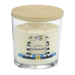 Bougie parfumée Ambiances Devineau 2 mèches Ouessant senteur embruns 30H