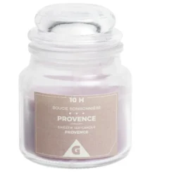 Bougie parfumée dans bonbonnière en verre H6cm (6 modèles)