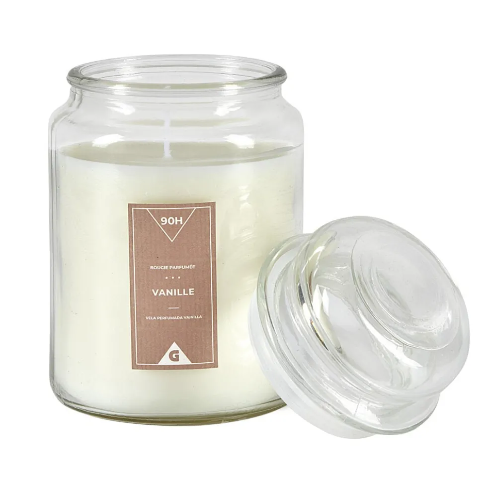 Bougie parfumée dans Bonbonnière senteur cupcake Vanille Ivoire