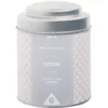 Bougie parfumée dans pot en métal gris senteur coton 26H
