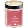 Bougie parfumée dans pot en métal senteur fruits rouges 20H