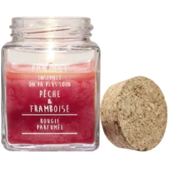 Bougie parfumée dans pot en verre