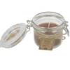 Bougie parfumée dans pot en verre senteur Cuir Bois de cèdre