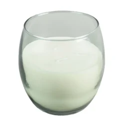 Bougie parfumée dans verre senteur musc 36H