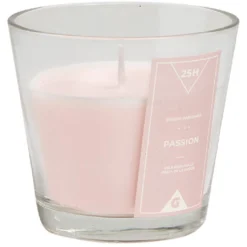 Bougie parfumée dans verre senteur passion