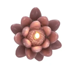 Bougie parfumée design fleur