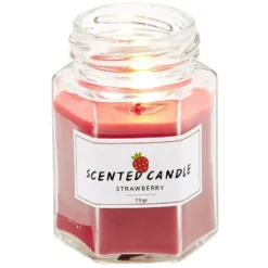 Bougie parfumée imitation pot de confiture