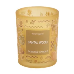 Bougie parfumée pot en verre voyage 40H Ø8xH10cm (3 modèles)