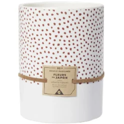 Bougie parfumée rose senteur fleurs du Japon 60H