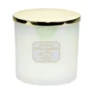 Bougie parfumée XXL en verre irridescent Ø15xH15cm (3 modèles)