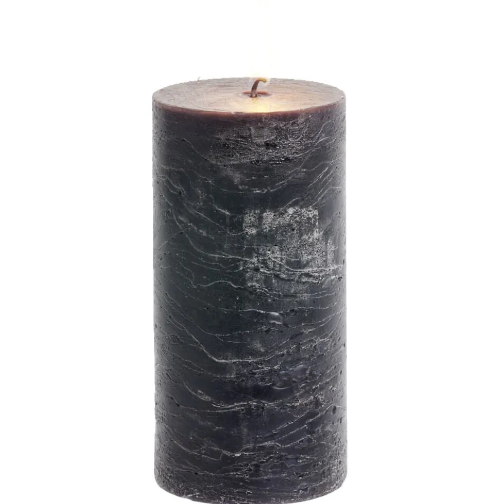 Bougie pilier noire 50H
