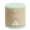 Bougie pillar verte 25H