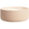 Bougie ronde dans pot en céramique Ø16 cm
