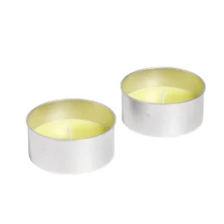Bougies à la citronnelle x2 140gr Ø9xH4cm