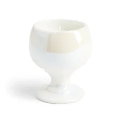 Bougie verre de vin bas céramique et verre 9H - 3 modèles