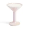 Bougie verre à martini céramique et verre 2H - 2 modèles