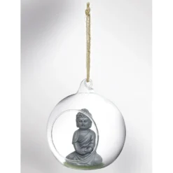 Boule décorative à suspendre Ø10xH9cm