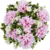Boule de Chrysanthèmes - Fleur artificielle rose