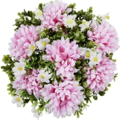 Boule de Chrysanthèmes - Fleur artificielle rose
