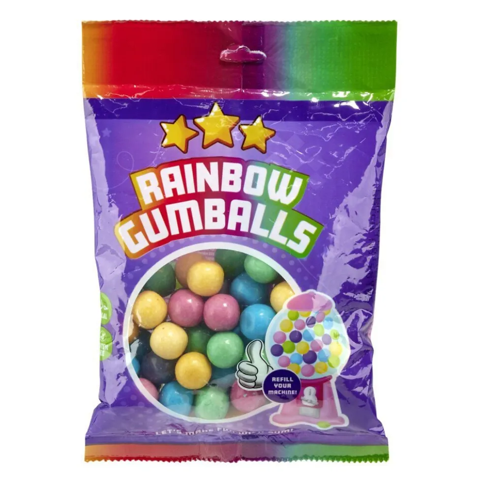 Boule de gomme à macher goût fruit sachet recharge 200gr