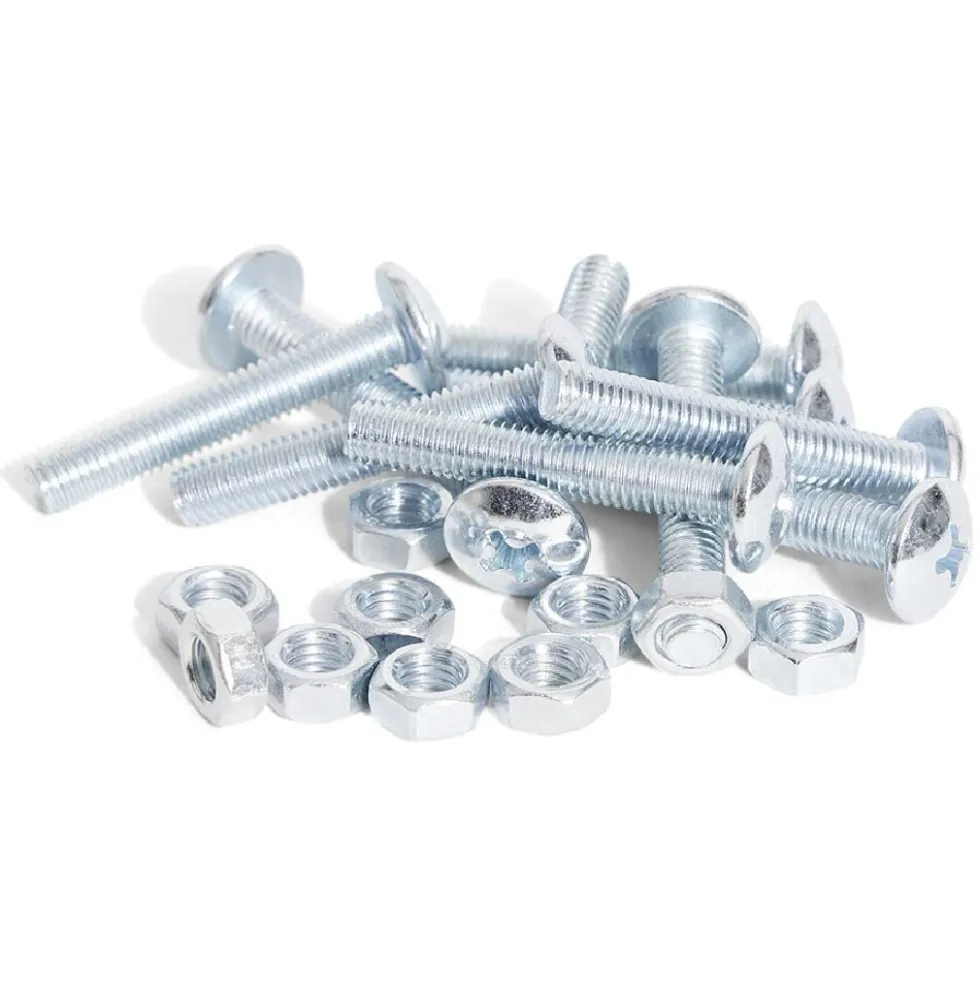 10 boulons poêlier cruciforme acier zingué - 5x30 mm