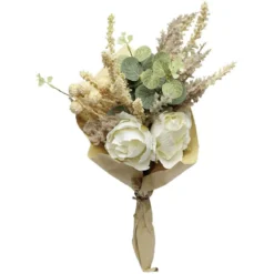 Bouquet artificiel fleurs séchées H.40 cm