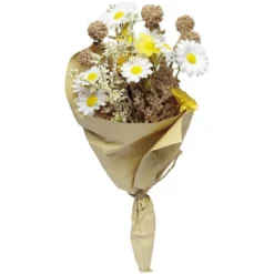 Bouquet artificiel fleurs séchées H.40 cm