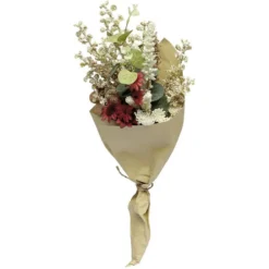 Bouquet artificiel fleurs séchées H.40 cm