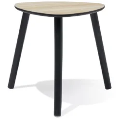 Bout de canapé Joseph marron Ø40xH39,5 cm