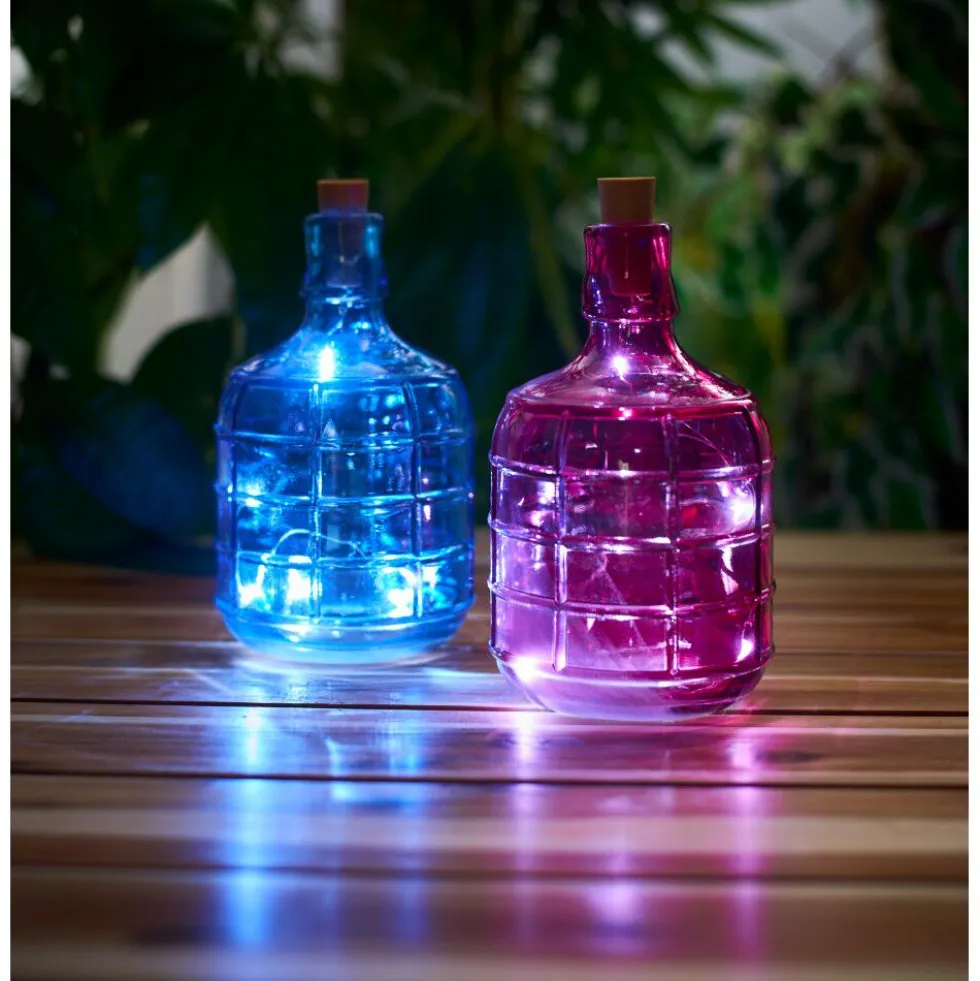 Bouteille Led verre