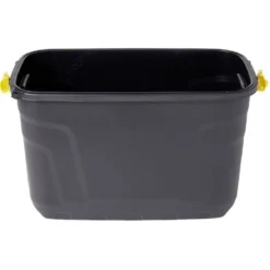 Box de rangement brico noir 110L