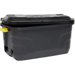 Box de rangement brico noir 75L