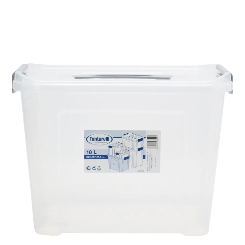 Box de rangement Combi Tontarelli 18 L transparent
