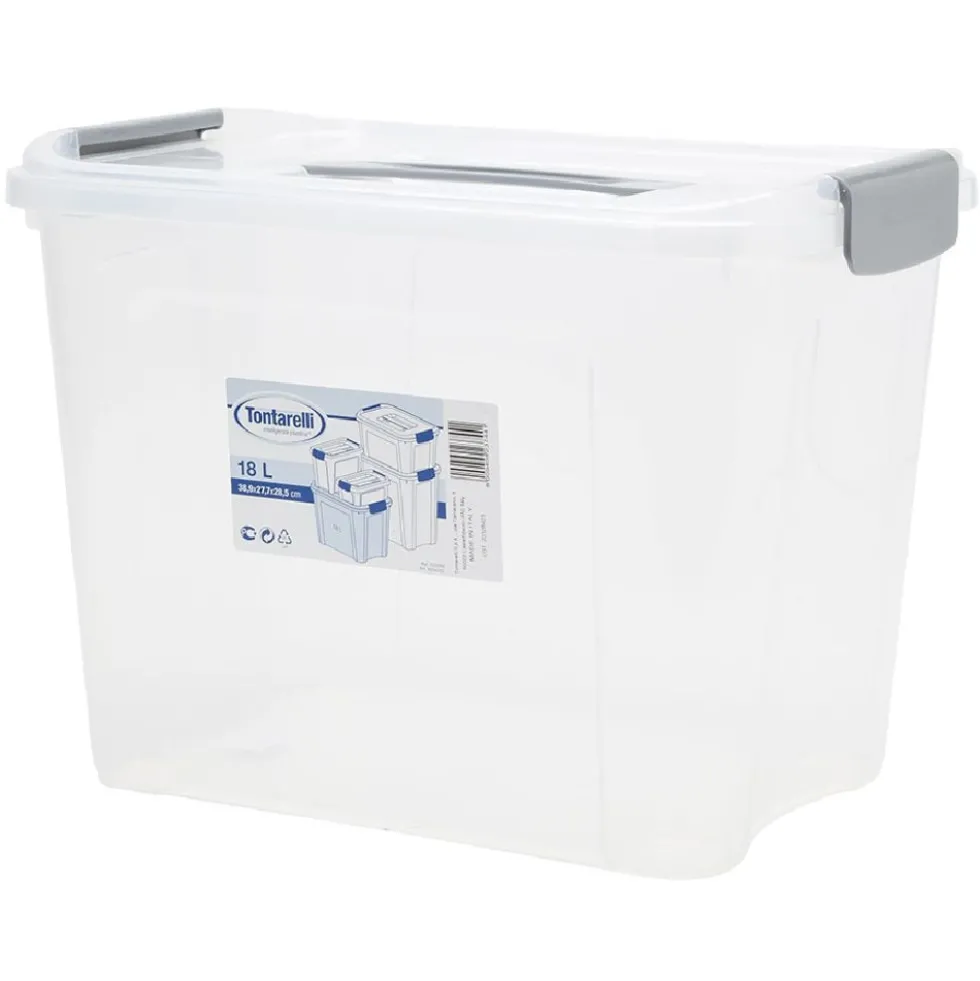 Box de rangement Combi Tontarelli 18 L transparent