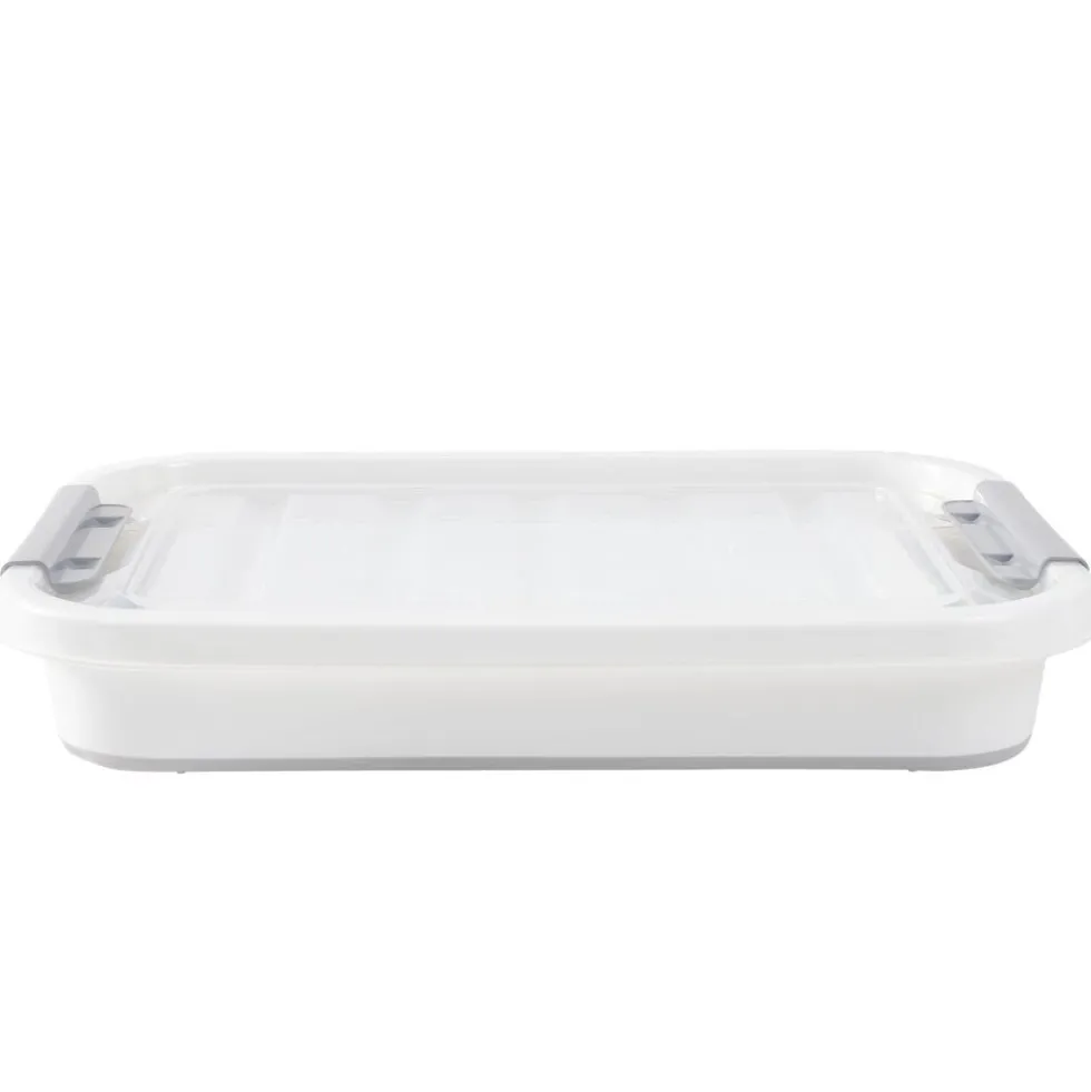 Box de rangement pliable 45L à roulettes 61x32xH43cm