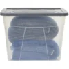 Box de rangement à roulettes plastique 80L (plusieurs modèles)