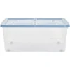 Box dessous de lit bleu 45L