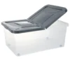 Box dessous de lit gris 45L