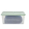 Box dessous de lit vert 45L