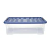 Box plastique 25L avec couvercle à clip 55x17xH39cm
