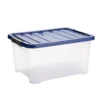 Box plastique 17L avec couvercle à clip 45x17xH34cm
