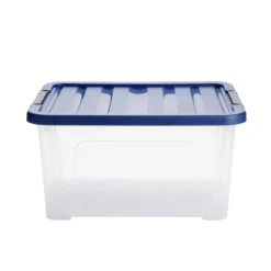 Box plastique 17L avec couvercle à clip 45x17xH34cm