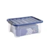Box plastique 24L avec couvercle à clip 45x23xH34cm