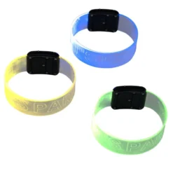 Bracelet LED avec message Let's Party L21cm (3 modèles)