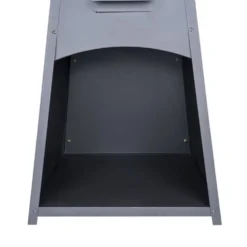 Brasero en acier inox noir Mérida Ø80xH96cm