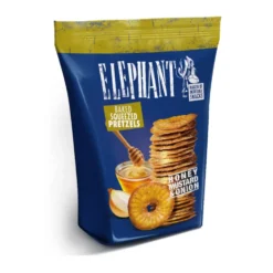 Bretzel rond miel moutarde et oignons Elephant 160gr