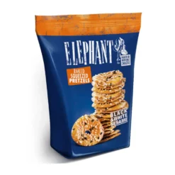 Bretzels Elephant graines de sésame noires et blanches 180gr